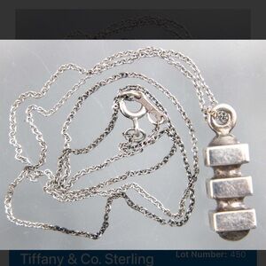 Tiffany & Co. Sterling Silver Necklace and Pendant, by Paloma Picasso, 18"